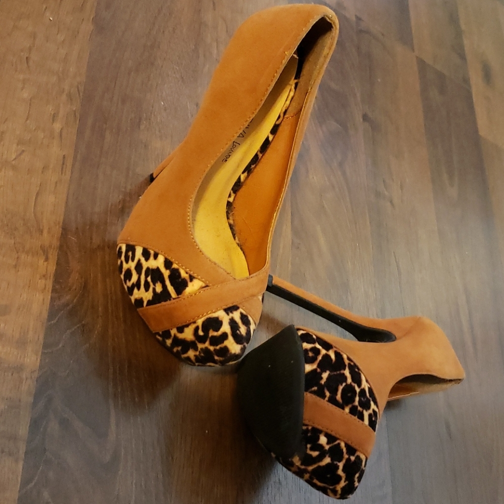 Cheetah Print Heels